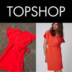 Topshop Wrap Dress